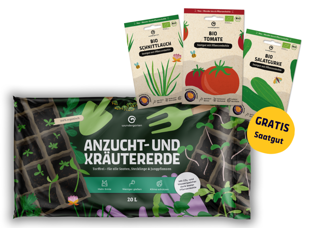 Anzucht- und Kräutererde 20 L - Saatgut geschenkt