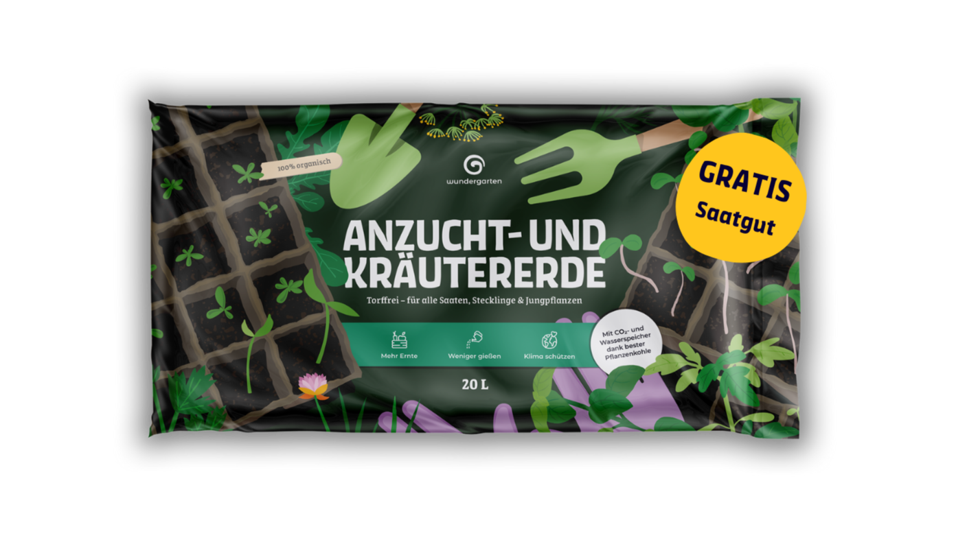 Anzucht- und Kräutererde 20 L - Saatgut geschenkt