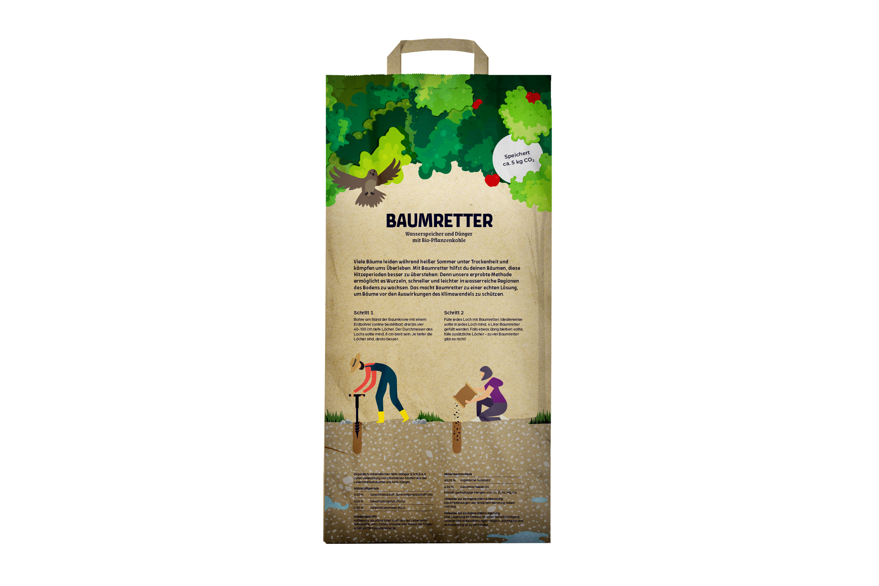 Produktfoto von Bio Boden Verbesserer (Rückseite)